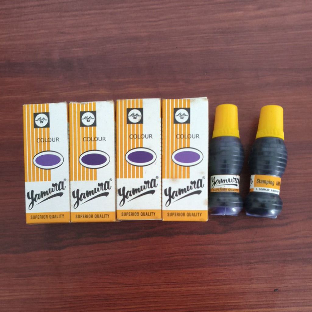

YAMURA STAMPING INK / TINTA STANDARD YAMURA / TINTA STEMPEL, UNGU, 27ml