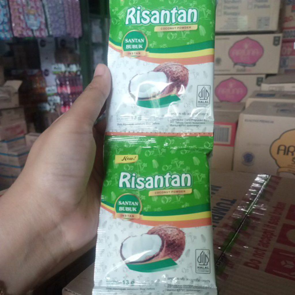 

Risantan Santan bubuk renteng
