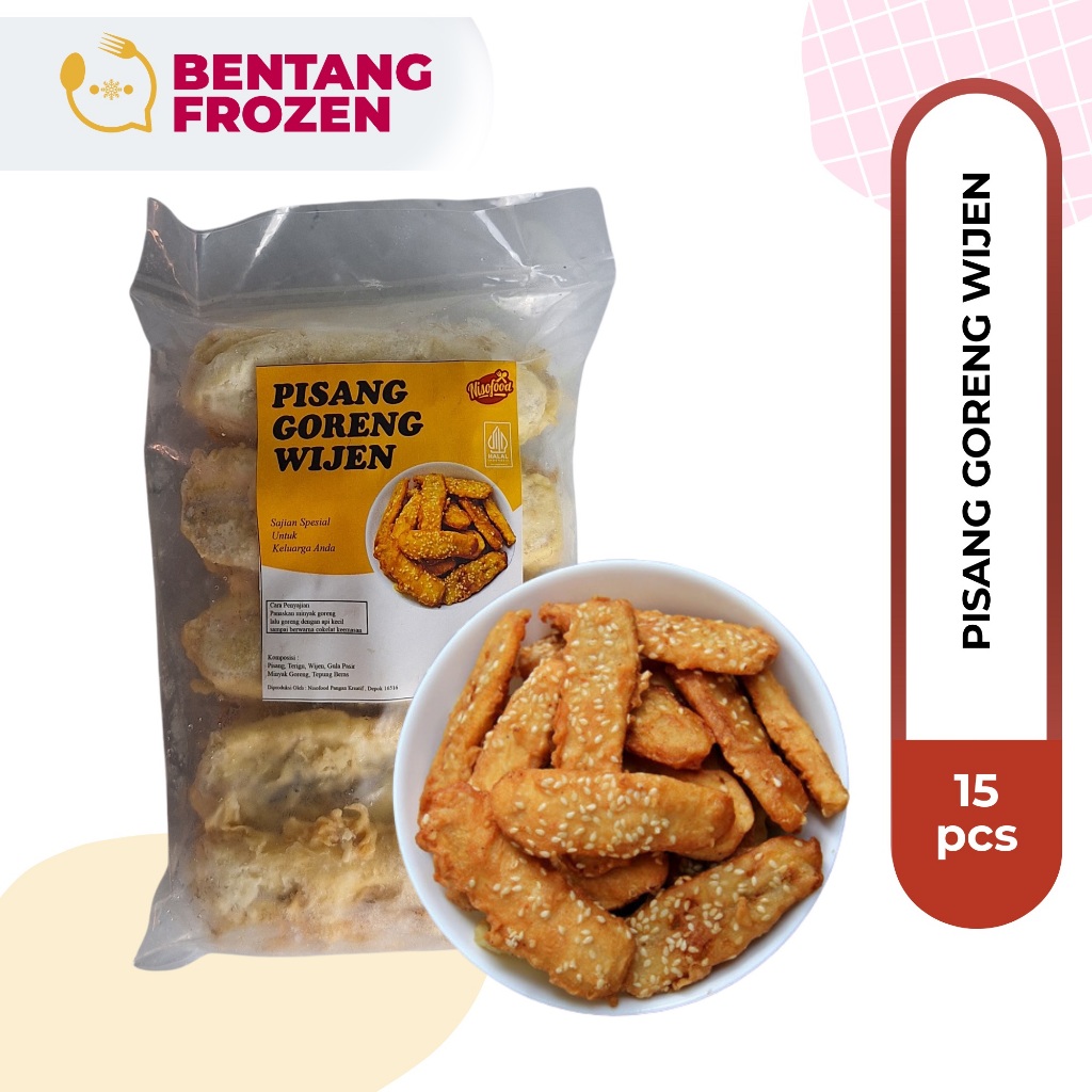 

Pisang Goreng Wijen Frozen Isi 15