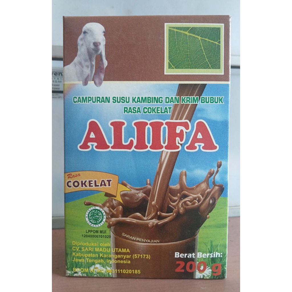 

ALIIFA COKLAT SUSU KAMBING 200GR