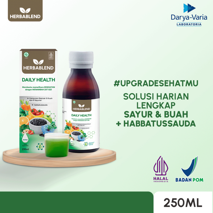 

HERBABLEND Daily Healthy JUMBO 250 ML Ekstrak buah&sayur anak dewasa