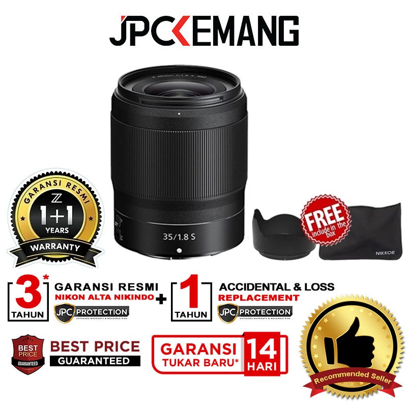 Nikon Z 35mm f1.8 S Nikon Z 35 mm f/1.8 S Garansi Resmi