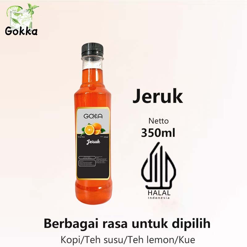 

Gokka Nanas Sirup 350ml - Delicious Jeruk Flavor Syrup / Sirup Nanas