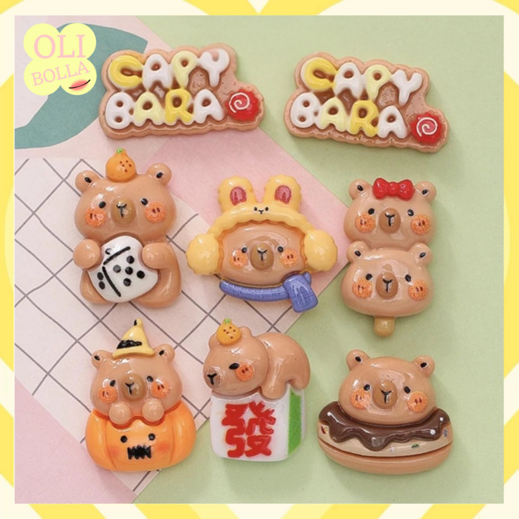 

Stiker 3D Karakter Capybara Buat DIY Dekor Botol Gantungan Kunci Dompet Sandal Lucu 3D-019