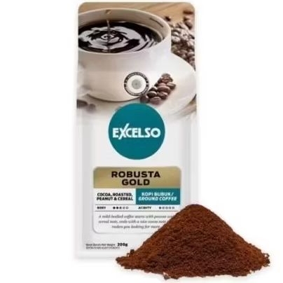 

Excelso Robusta Gold Bubuk 200gr