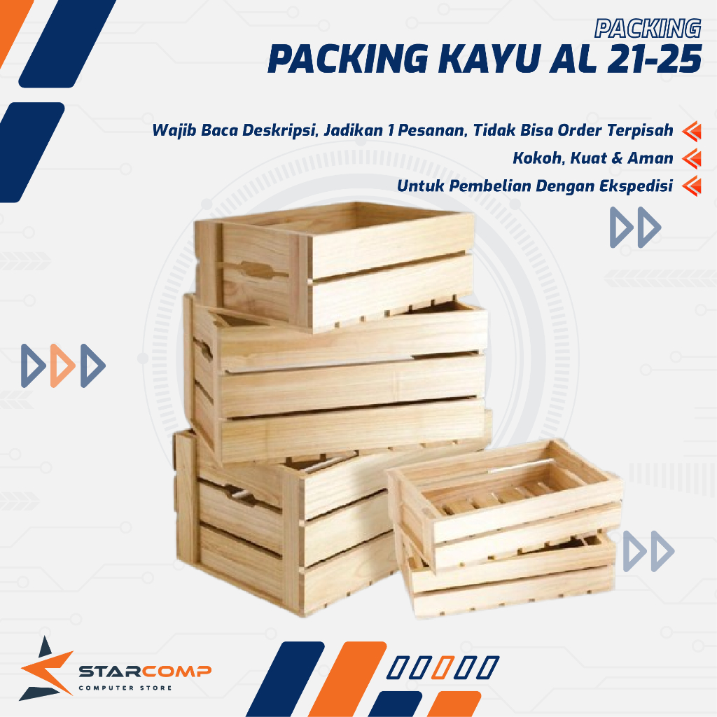 

STARCOMP Packing Kayu AL21-25 untuk Monitor 21-25