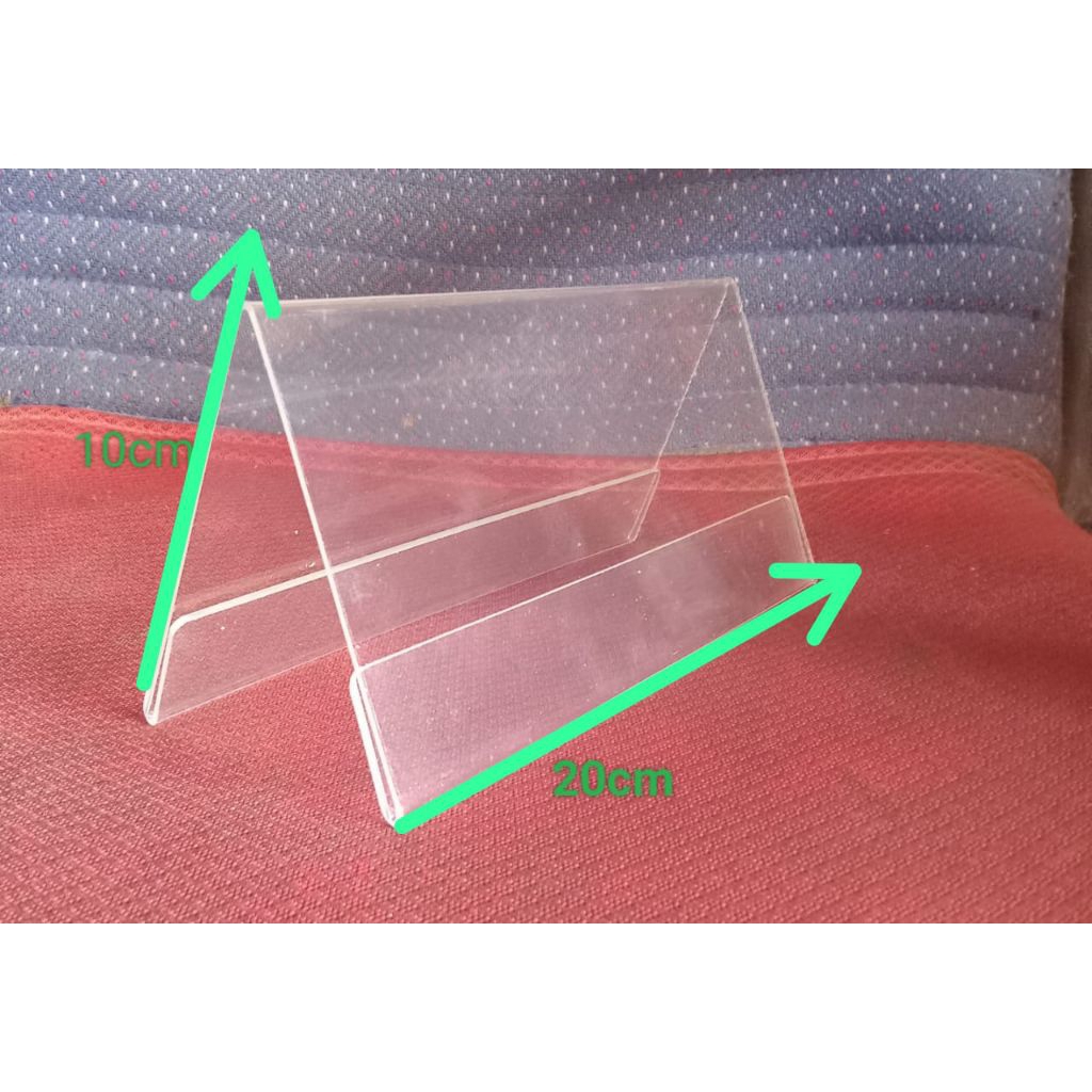 

papan nama ukuran 10x20cm