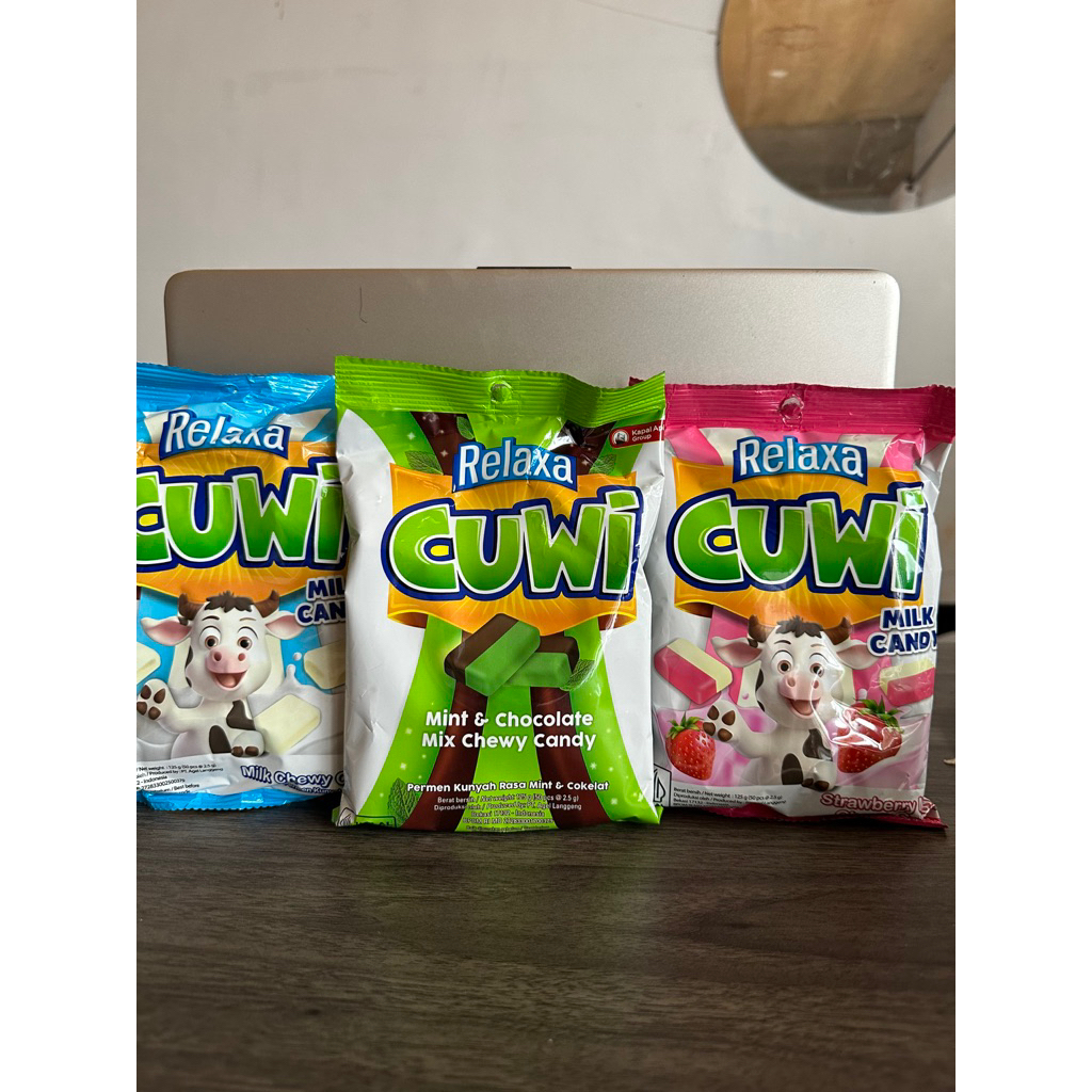 

PERMEN RELAXA CUWI MILK ORI DAN STROBERI isi 50pcs