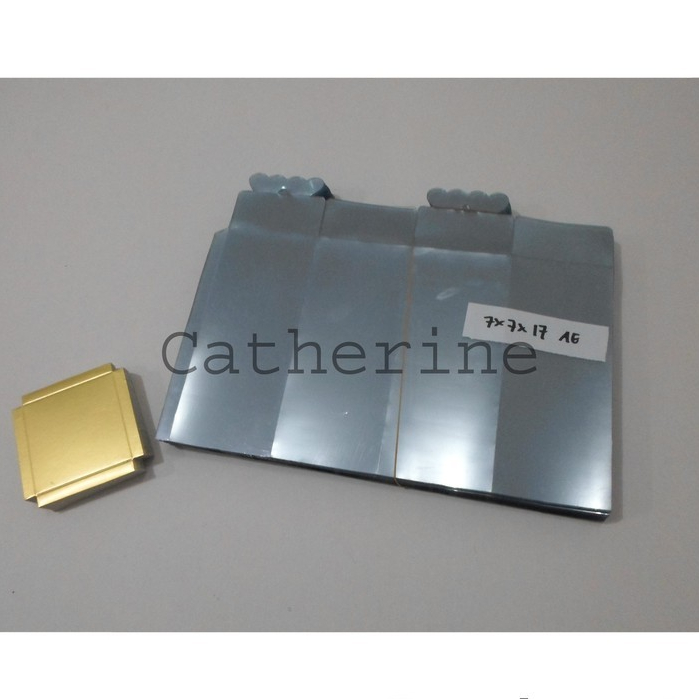 

Kotak Mika 7X7X17 Alas Emas ECO