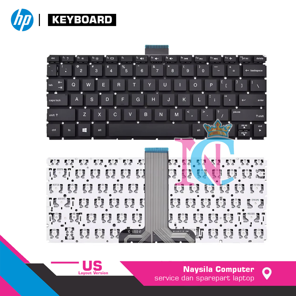 Keyboard HP Pavilion X360 11-K 11-AB, Pavilion X2 12-B