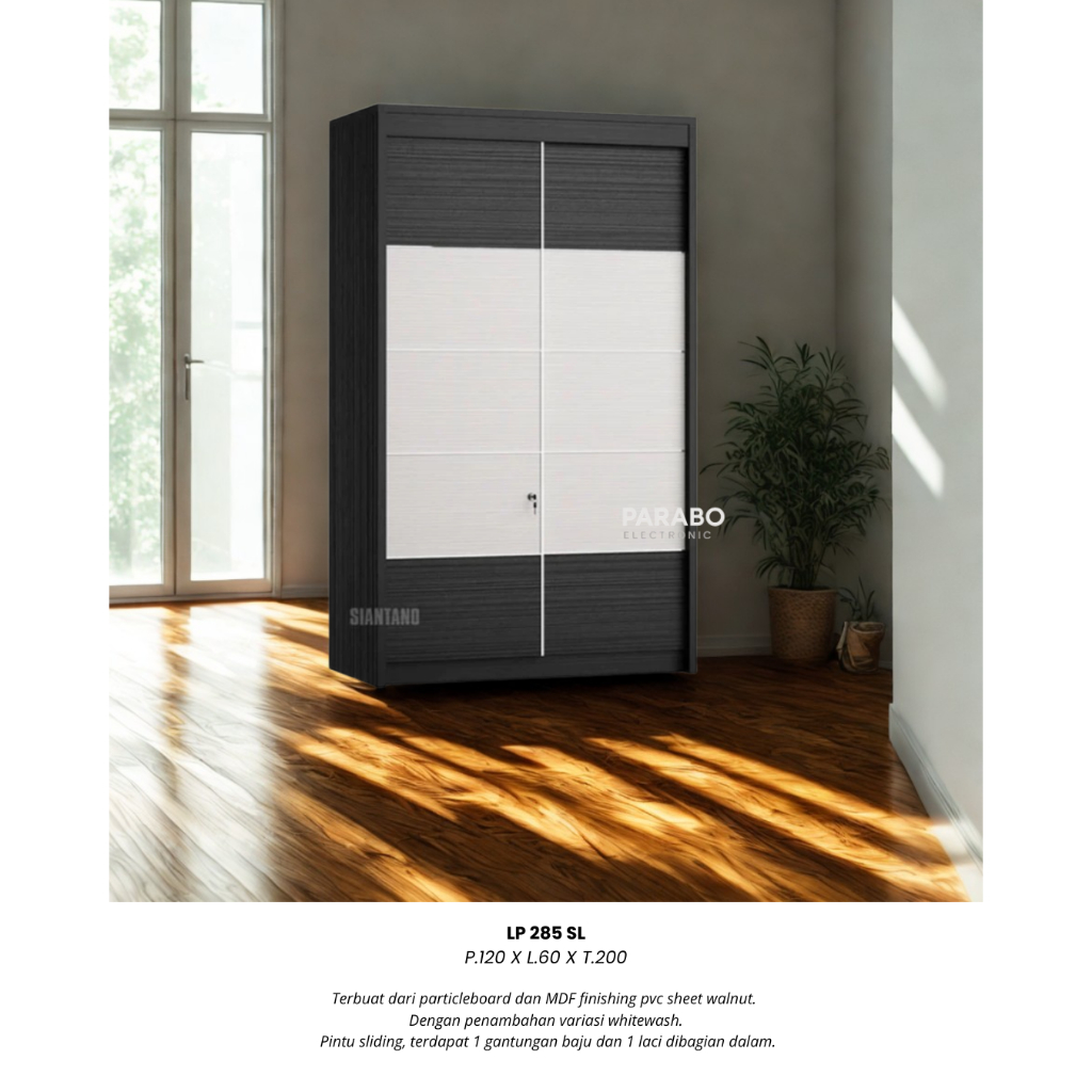 Lemari Pakaian 285 SL Siantano Murah Pontianak