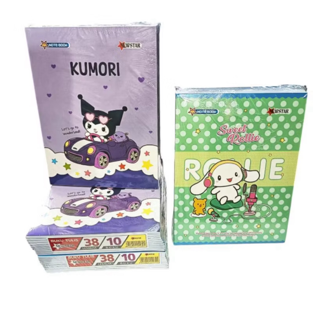 

Buku Tulis Karakter Newstar 38 Lembar 10 Buku Uk Kwarto A5 Kuromi Cinamorol Sanrio Melody