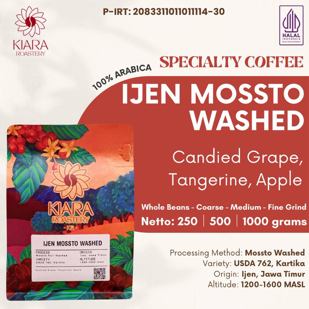 

Ijen Mossto Washed Pouch | Kiara Roastery