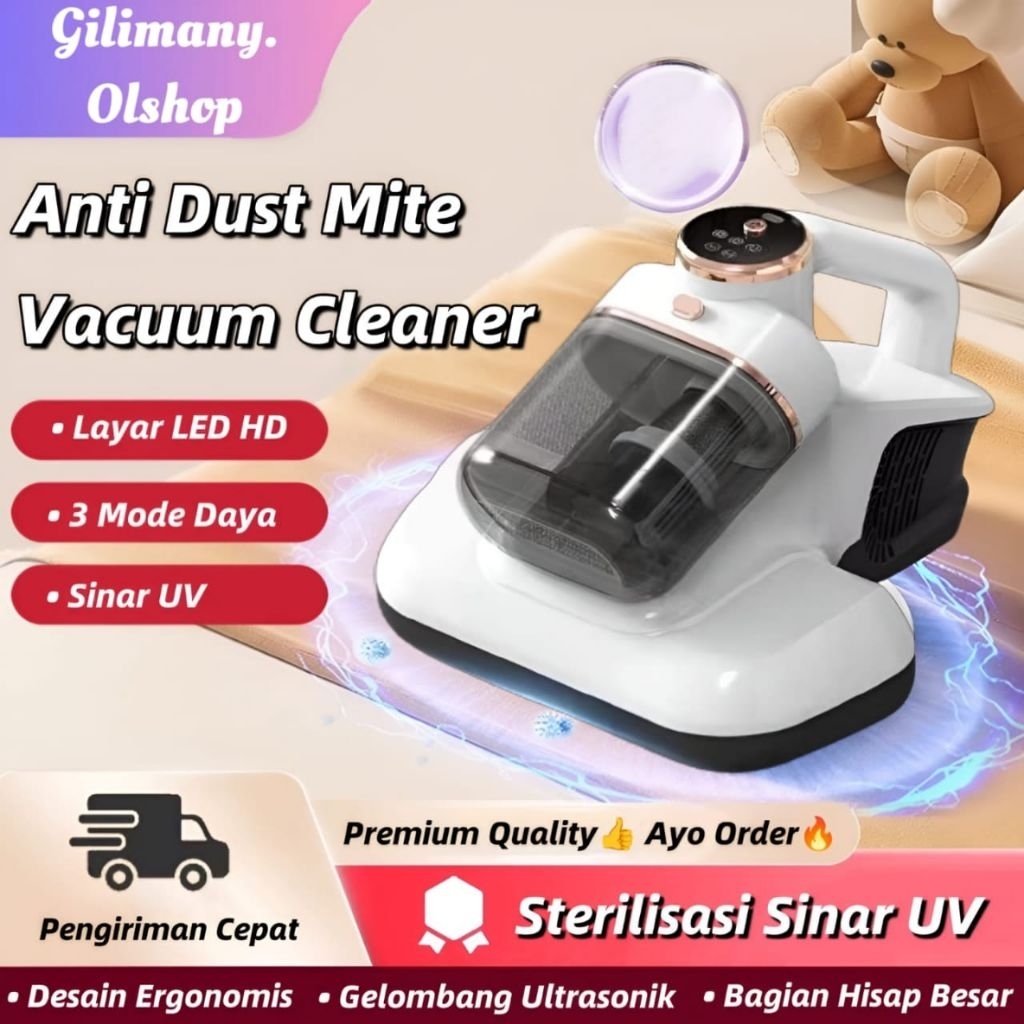 Vacuum Cleaner Kasur / UV-C Vacuum Cleaner Kasur Anti Tungau / Detektor Tungau Debu