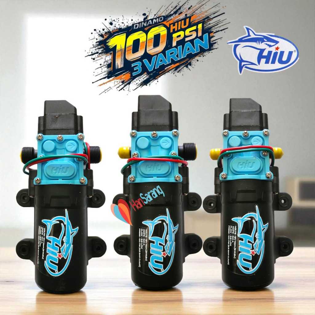 Hiu Pompa Air Dinamo Sprayer Elektrik 12 volt DC Water Pump100 Psi NARA 100 PSI