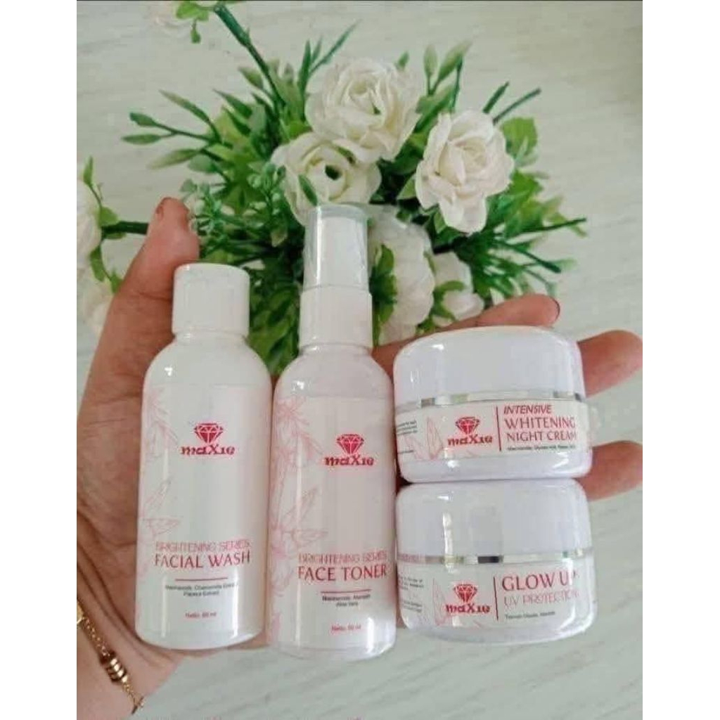 MAXI GLOW KEMASAN BARU SKINCARE BPOM ORIGINAL/MENGHILANGKAN JERAWAT DAN FLEK