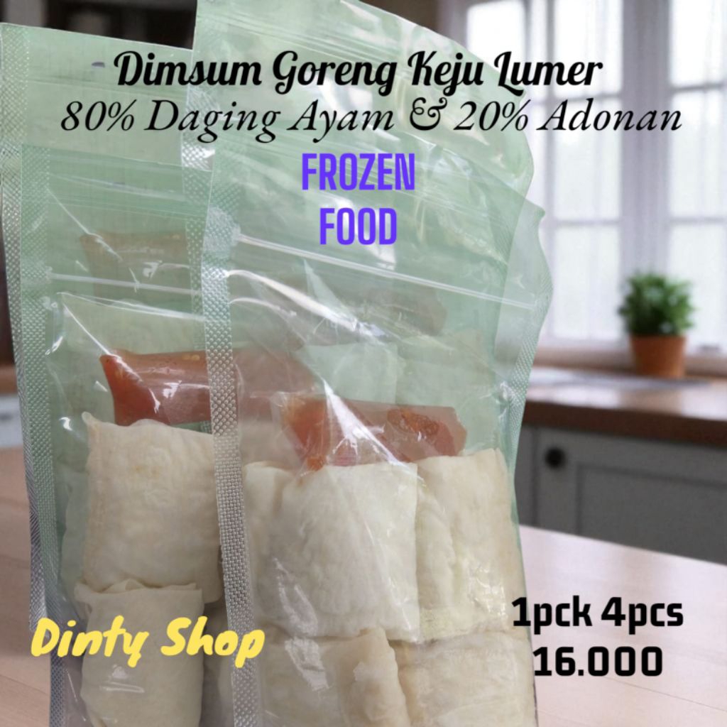 

Dimsum goreng keju lumer (FROZEN FOOD)