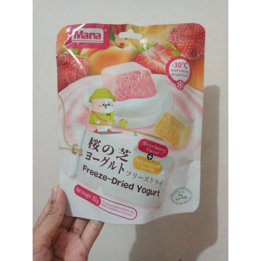 

MANA FREEZE DRIED YOGURT STRAWBERRY/BLUEBERRY 32GR