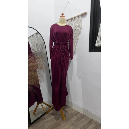 TERMURAH - Inner Atasan + Rok Lilit Satin | Wrap Skirt | Rok Lilit Polos | Rok Lilit Satin | Manset 