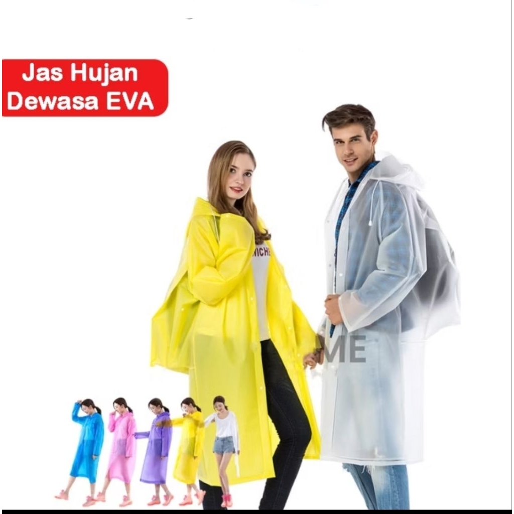 Jas Hujan Eva Dewasa Transparan Jas Hujan Eva Anak Jas Hujan