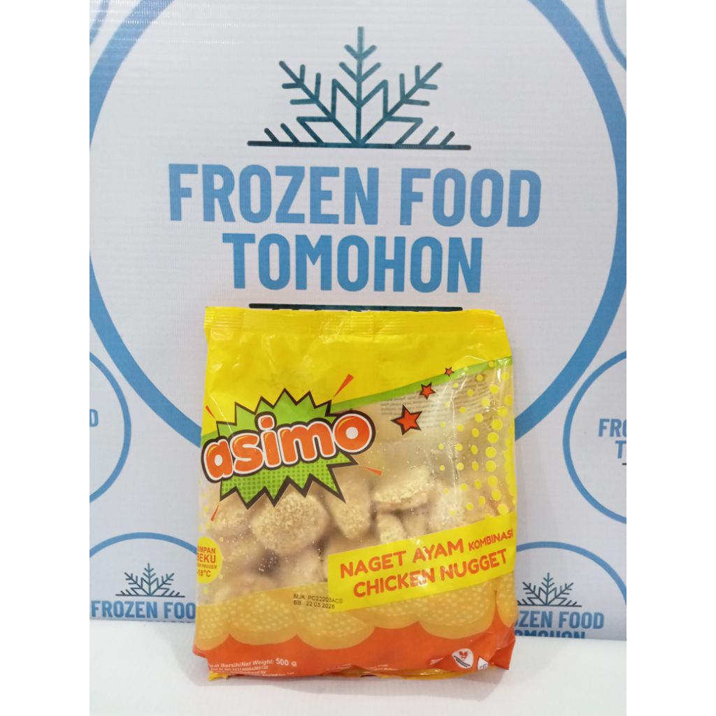 

Asimo Nugget Ayam Kombinasi 500gr - Frozen Food Tomohon