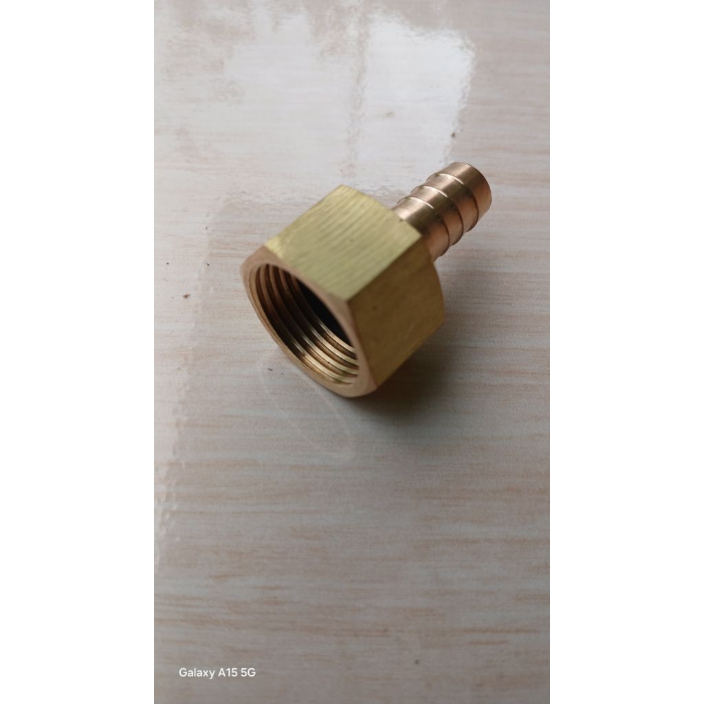 Nepel Selang Gas Drat Dalam setengah inci Untuk Water Heater