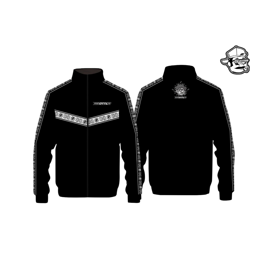 JAKET TRACTOP PILOTTER BANDANA ORIGINAL FREE STIKER, FREE GANCI