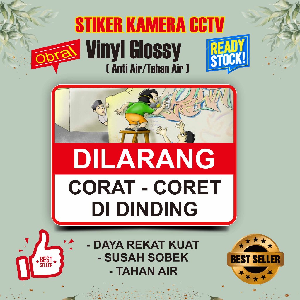 

STIKER jangan coret coret dingding