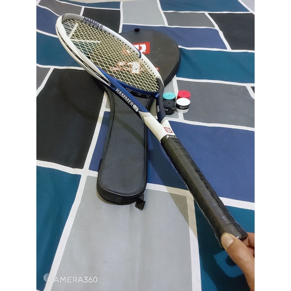 RAKET TENIS ORIGINAL WILSON HAMMER LT BEKAS MULUS 251 GRAM