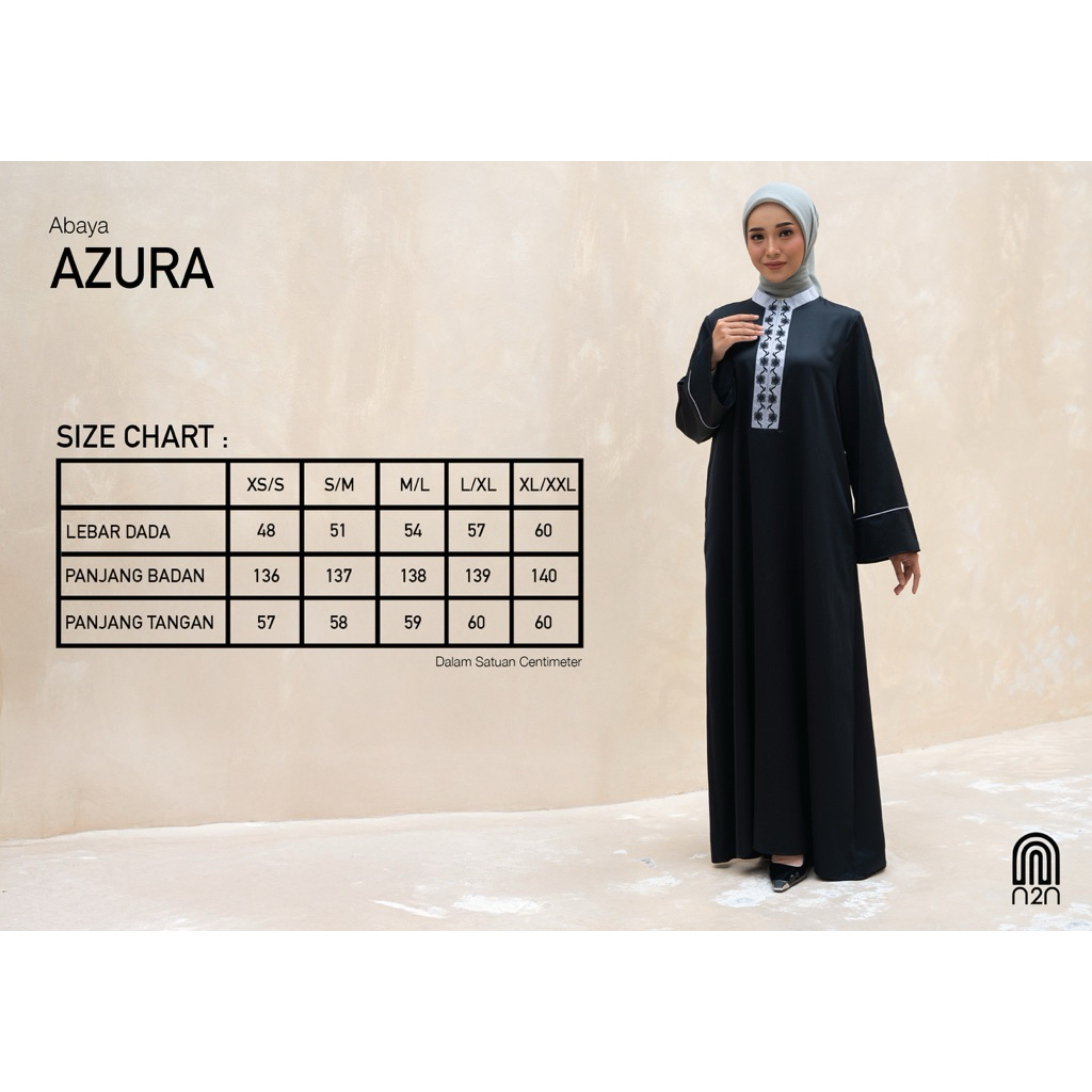 N2N-AZURA DRESS-DRESS ELEGAN-PAKAIN WANITA