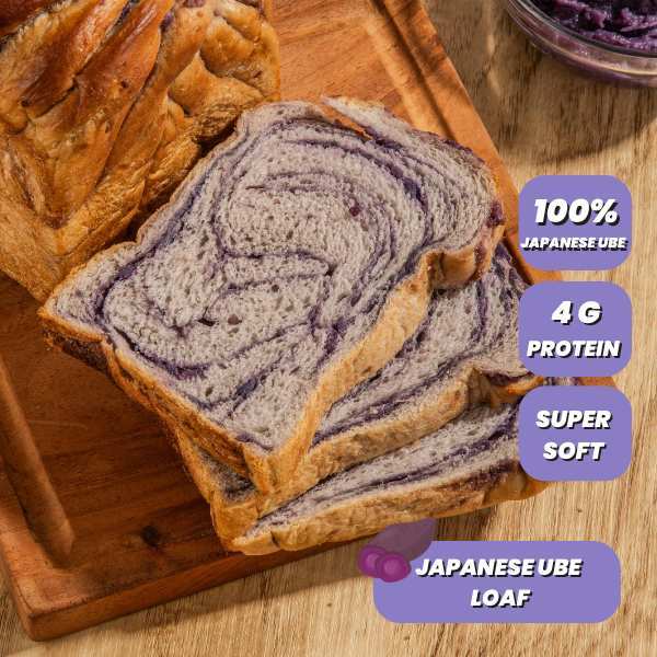

Roti Vegan Ubi Jepang / Ube Loaf Stronghold bakery