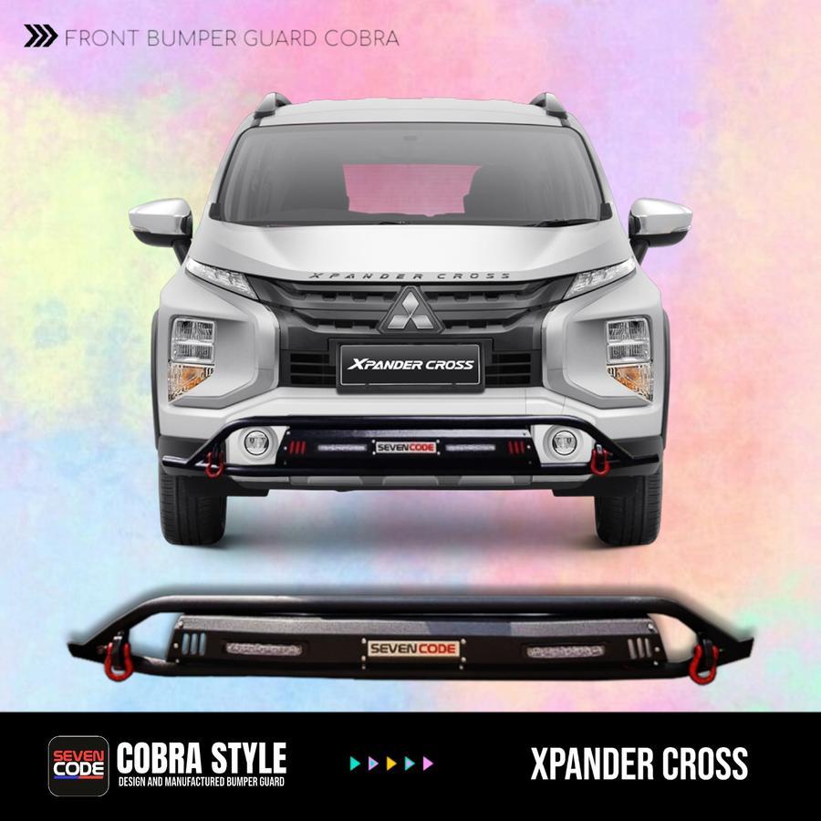 FRONT BUMPER GUARD TANDUK COBRA - TANDUK PENGAMAN DEPAN SEVENCODE - MITSUBISHI XPANDER CROSS - ALL N