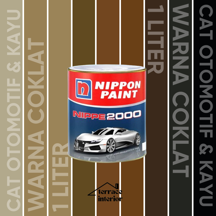 Cat Otomotif dan Kayu Nippe 2000 Warna Coklat 1L