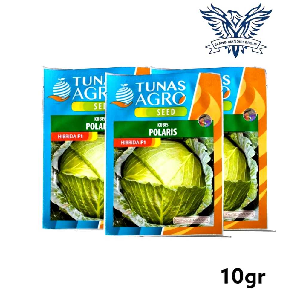 Benih Kubis Hibrida F1 POLARIS dari Tunas Agro- 10gram Tunas Agro