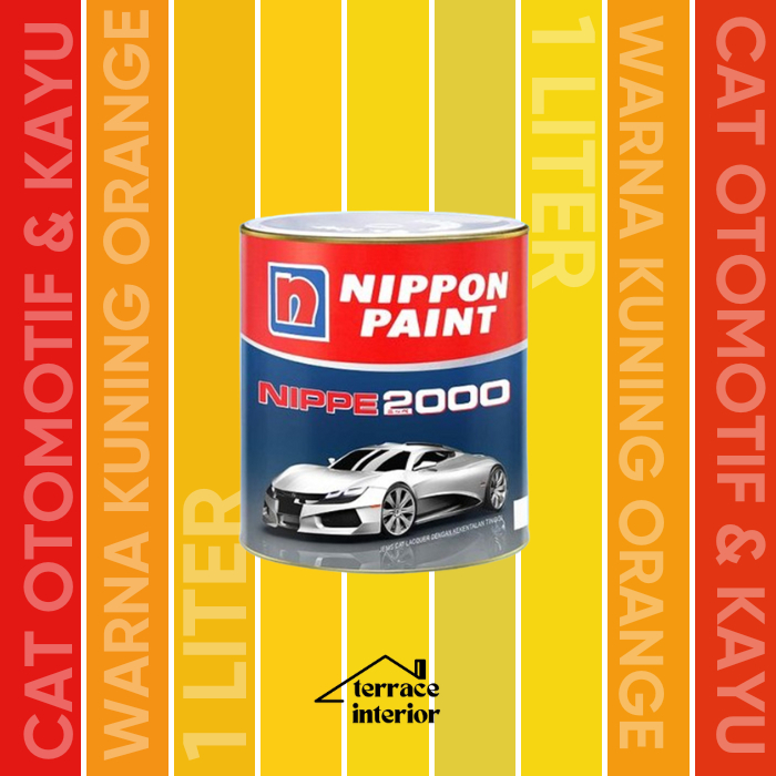 Cat Otomotif dan Kayu Nippe 2000 Warna Kuning-Orange 1L