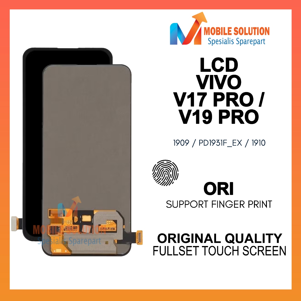 Grosir LCD Vivo V17 Pro / Vivo V19 Pro ORIGINAL 100% Fingerprint Fullset Garansi 1 Bulan