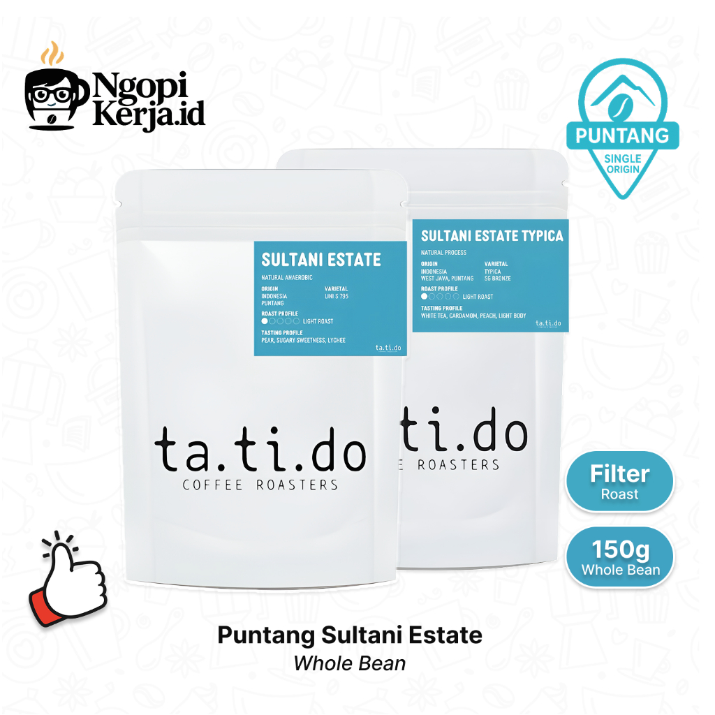 

Biji Kopi Single Origin Puntang Sultani Estate Manual Brew Arabika - Tatido Coffee Roasters