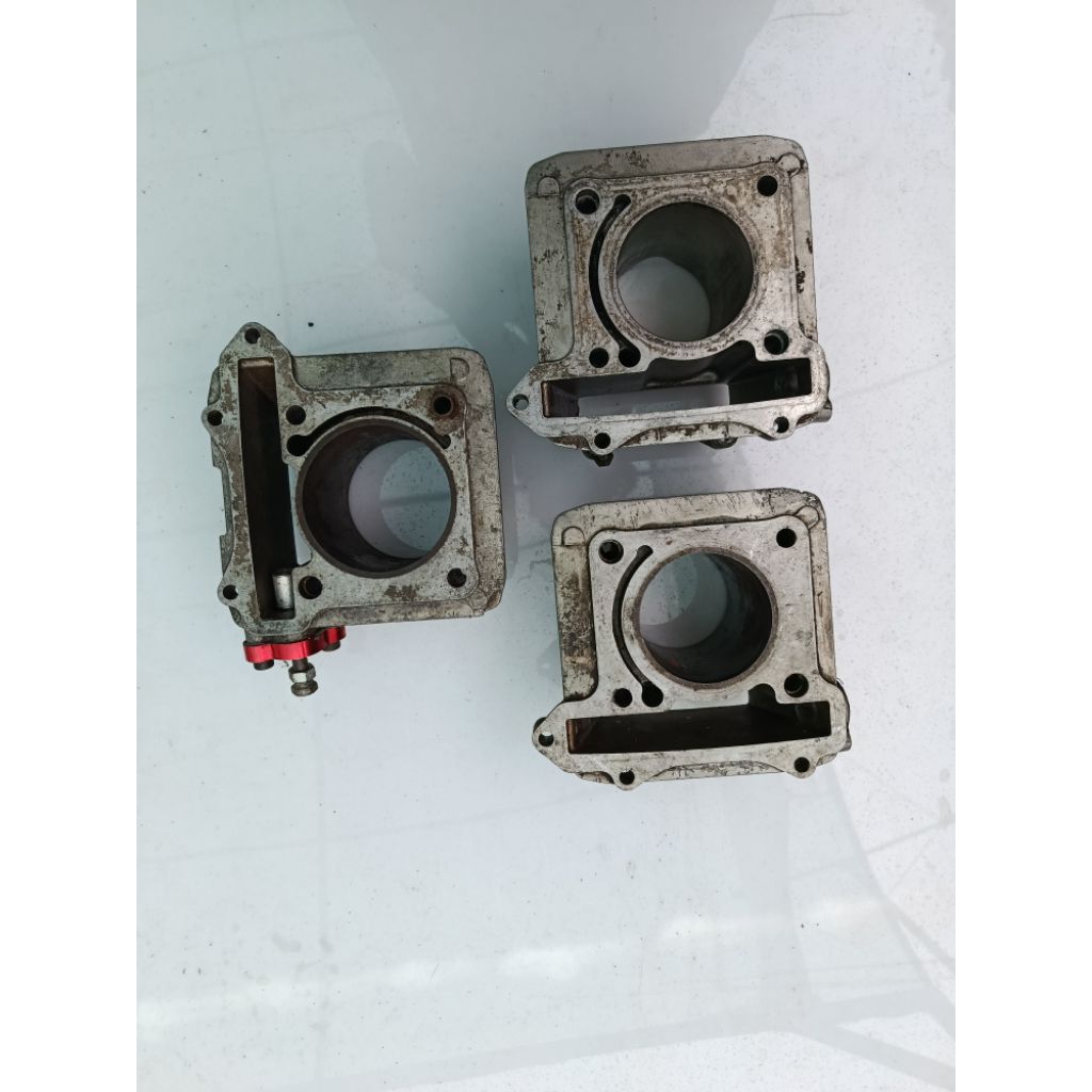 Block boring blok piston bahan satria fu original boringan