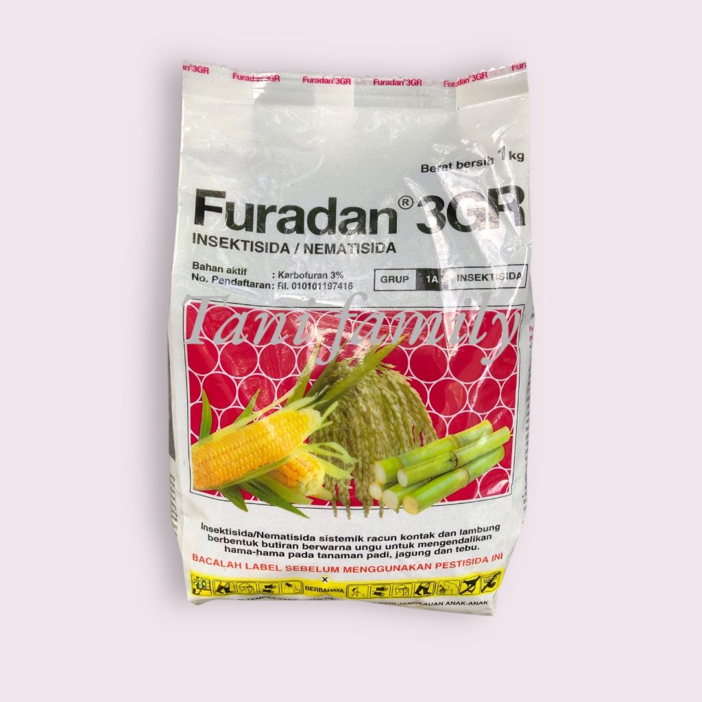 Furadan 3GR 1kg Insektisida Nematisida 1 kg Puradan Hama Kemasan Asli