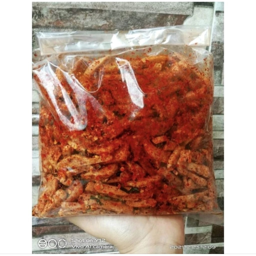 

BASRENG EXTRA PEDAS DAUN JERUK ISI 500GRAM