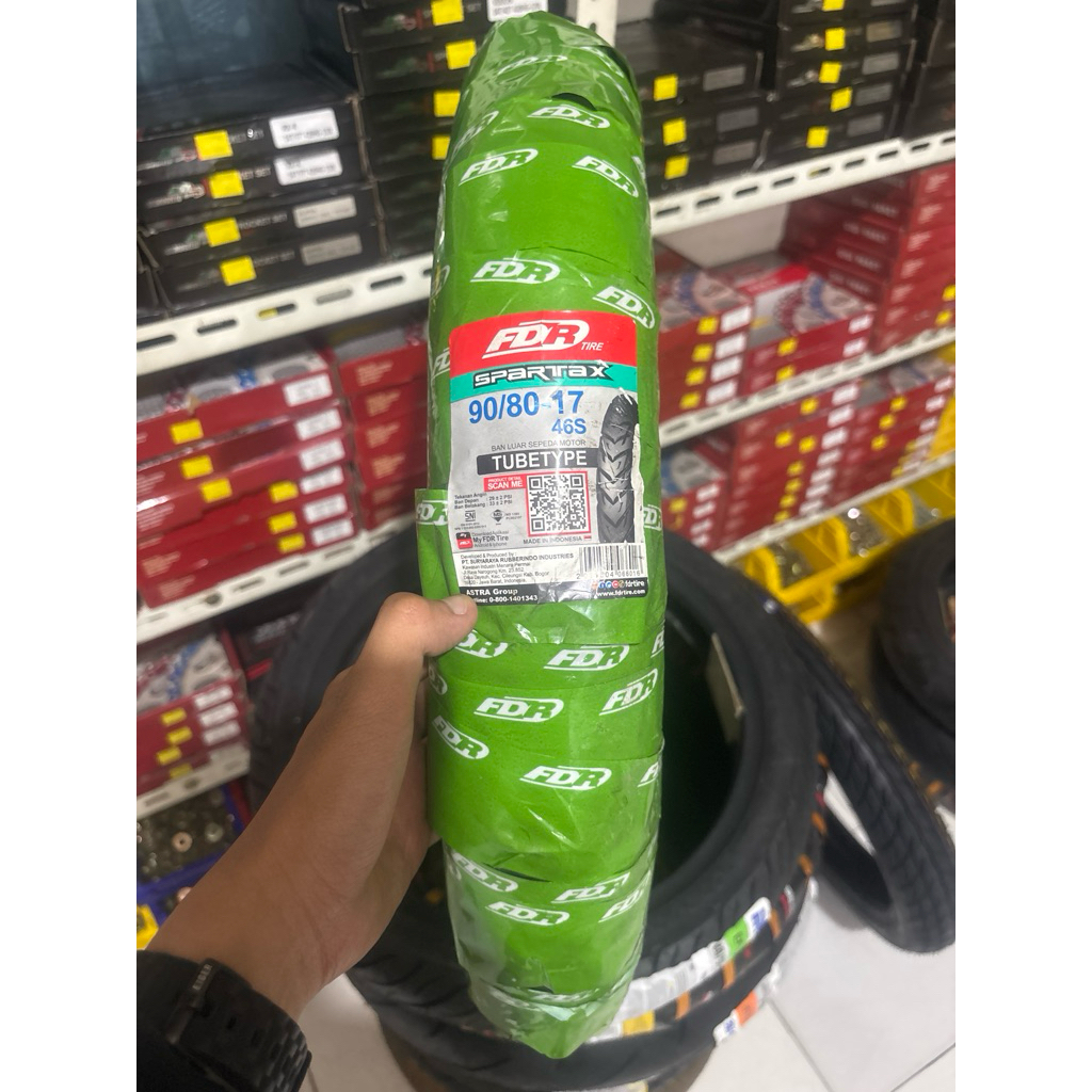 FDR SPARTAX 90/80 RING 17 TUBETYPE