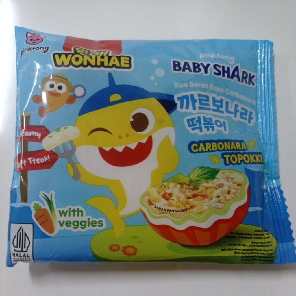 

WONHAE BABY SHARK CARBONARA TOPOKKI 80GR