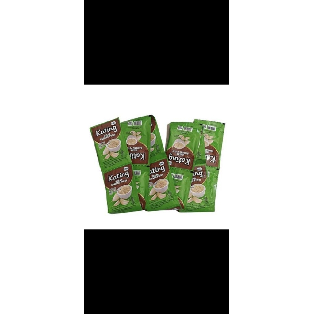 

Kating Irisan bawang putih bubuk 1 renceng isi 10 pcs