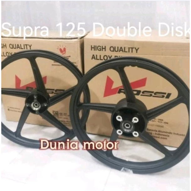 velg racing vrossi jupiter mx new 135 double disk / supra 125 double disk palang 5
