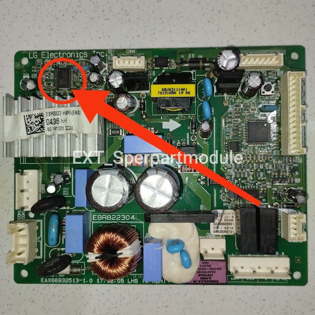 TMPM375FSDMG 0436 IC KULKAS LG INVERTER