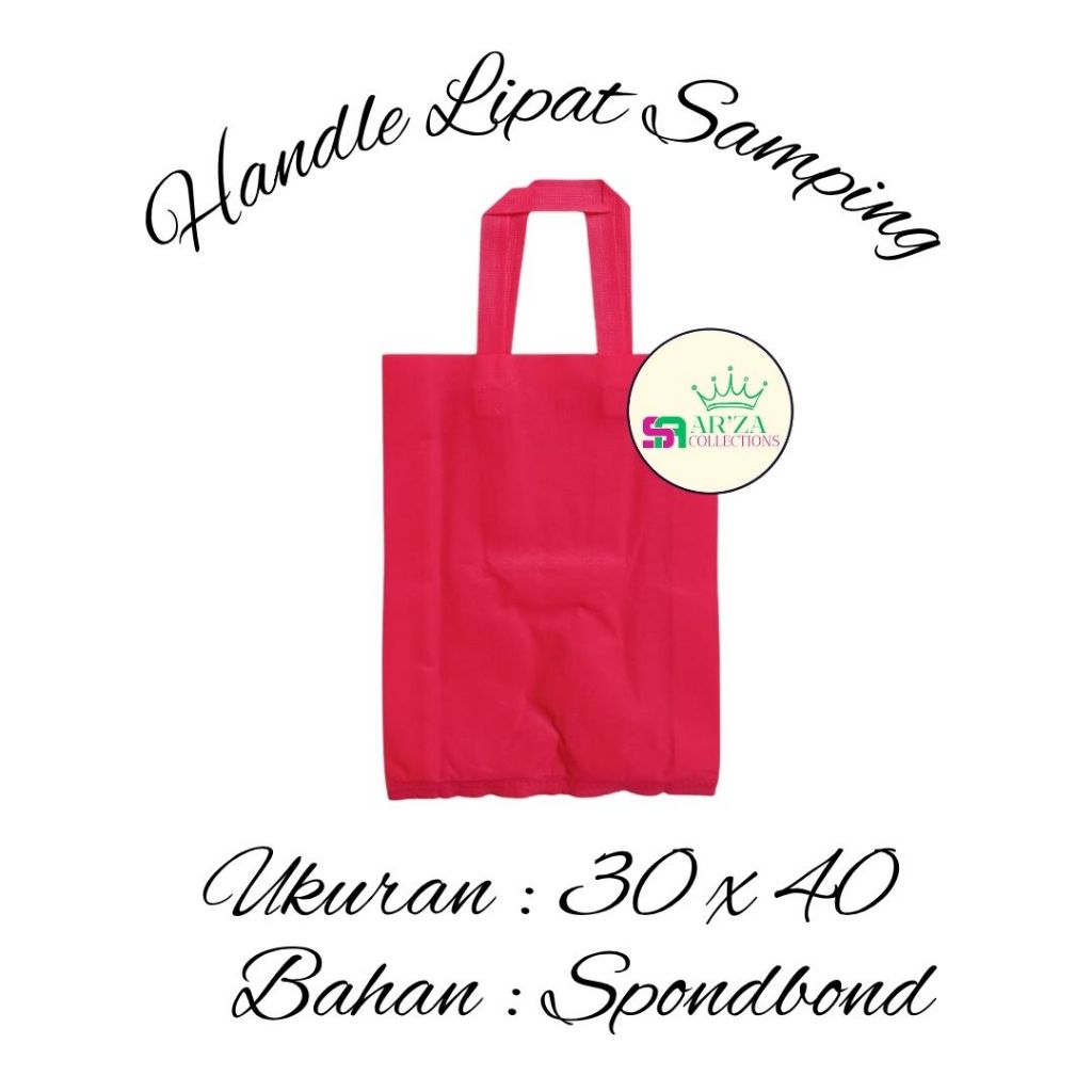 

Tas Spundboond Ukuran 30x40 Isi 12 pcs Tas Goodiebag, Tas Sovenir. Handle Lipat Samping, Tas Belanja