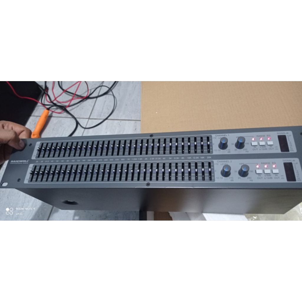 [second] Equalizer / Equaliser Hardwell EQX 231+