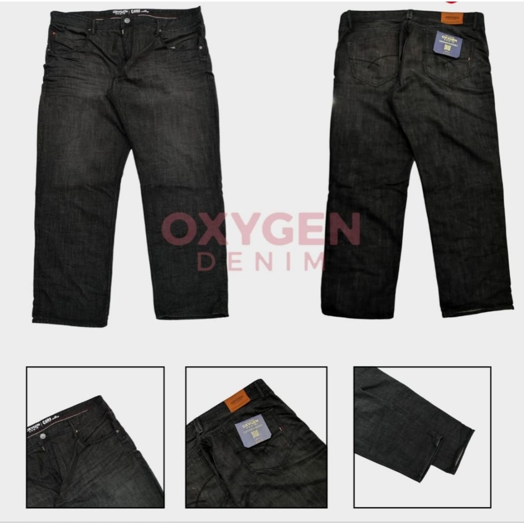 Celana Jeans Pria OXYGEN ORIGINAL Straight Fit
