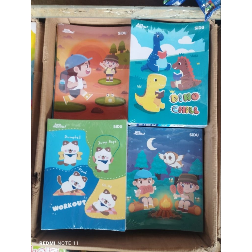

buku tulis joytree isi 38 lembar. 1 pak isi 10 biji