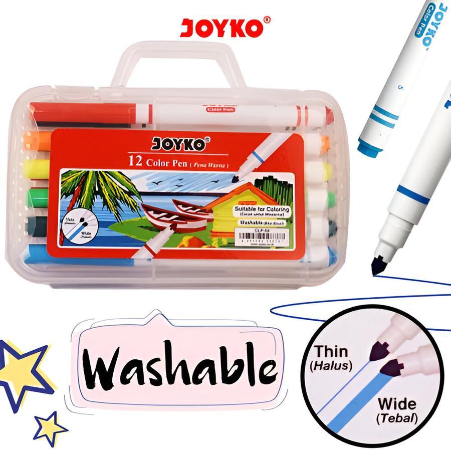 

Spidol Warna Color Pen Joyko CLP-04 12 Warna